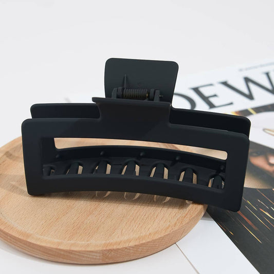 5.11'' Extra Large Matte Rectangle Hair Claw Clip