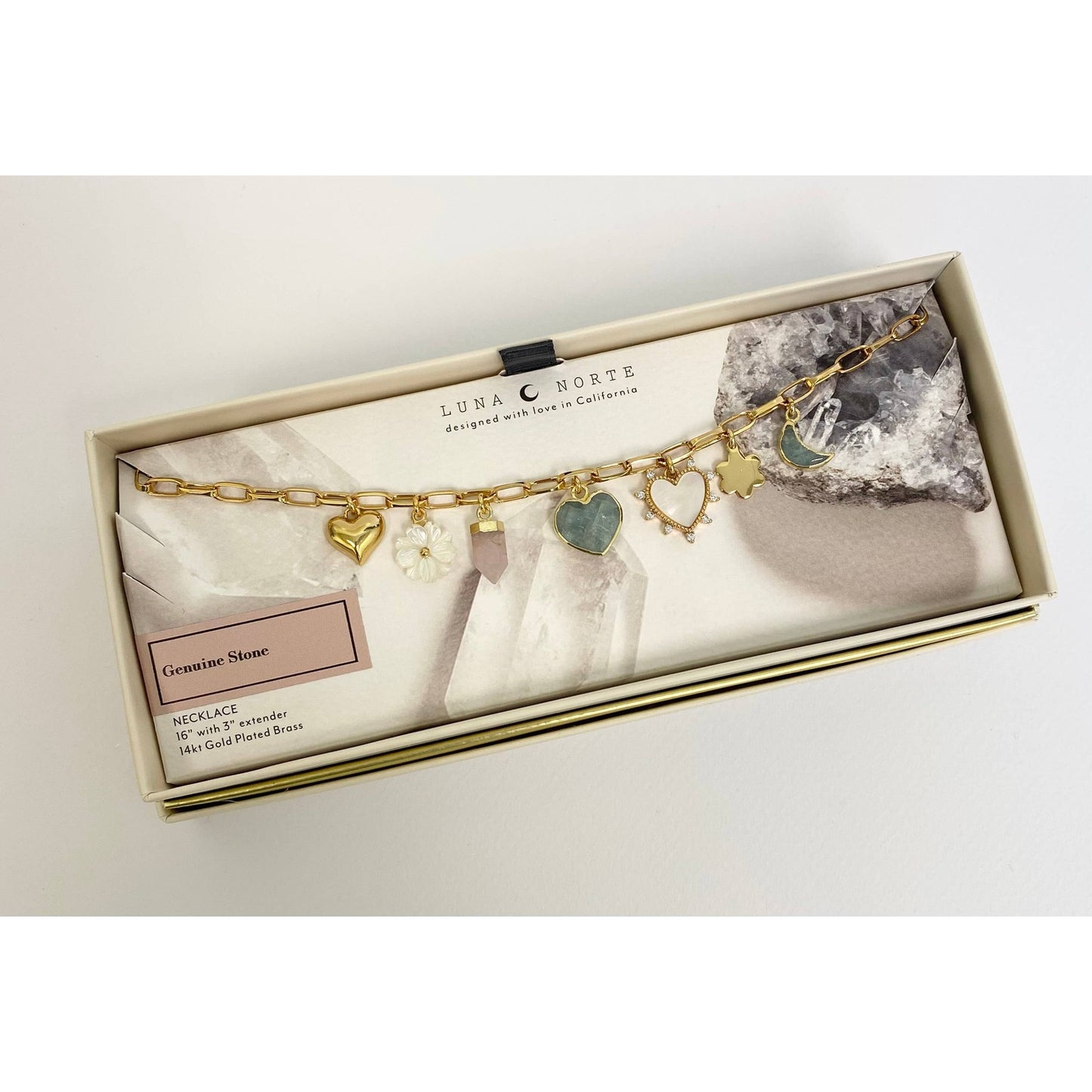 Garden of Gems Charm Necklace