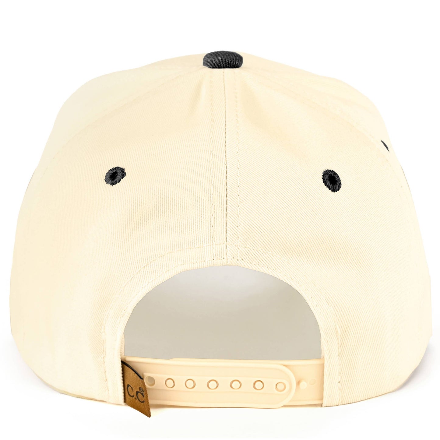 C.C Daisy Flower Pattern USA Flag Trucker Cap