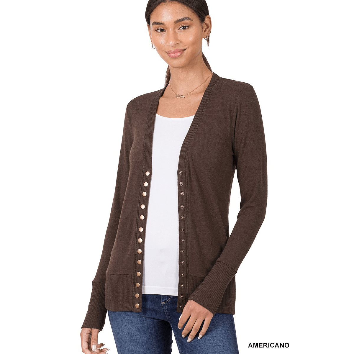 Button Down Sweater Cardigan