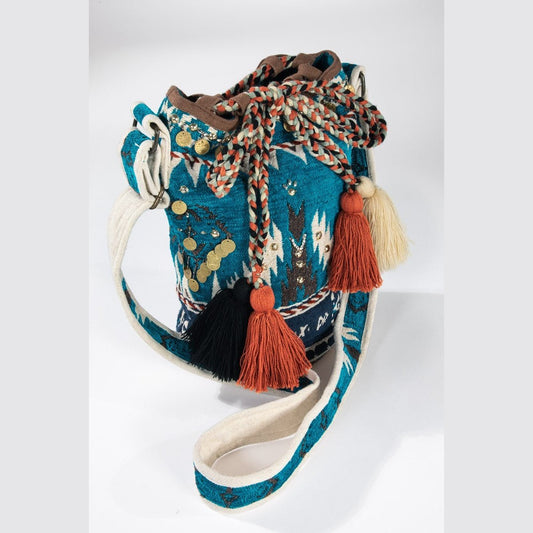 Shalimar Handwoven Ethnic Print Boho Shoulder Bag