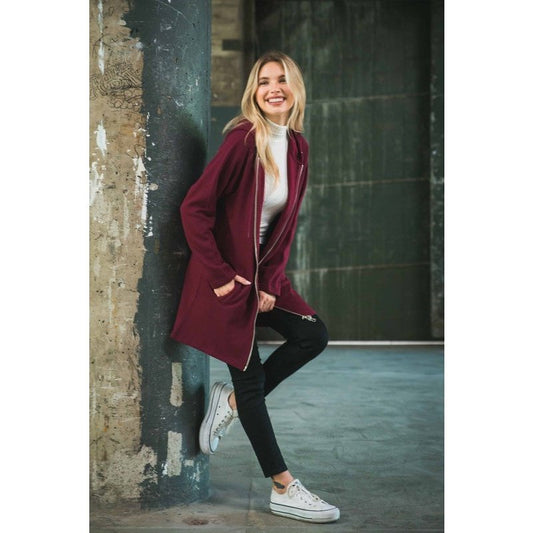 Long Zip Hoodie