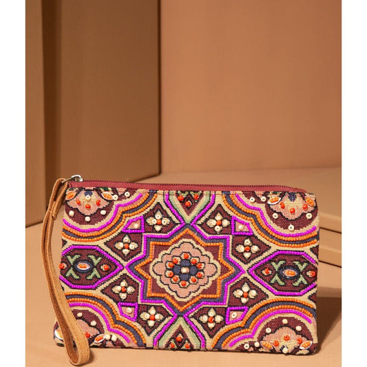 Handmade Lucy Beaded Clutch