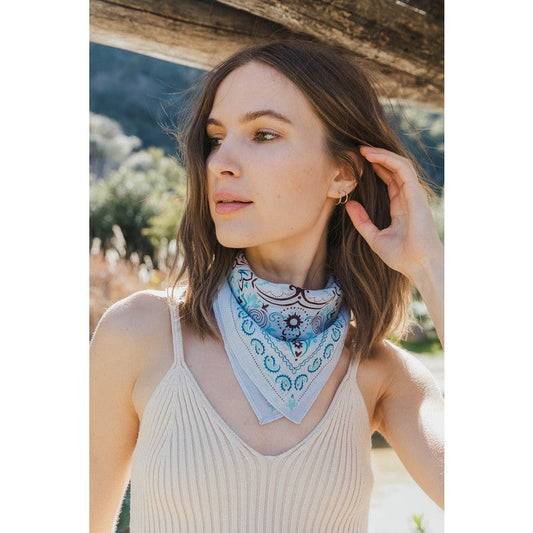 Vintage Colorful Paisley Bandana