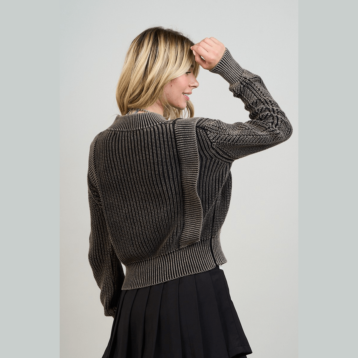 Mineral Wash Knit Jacket