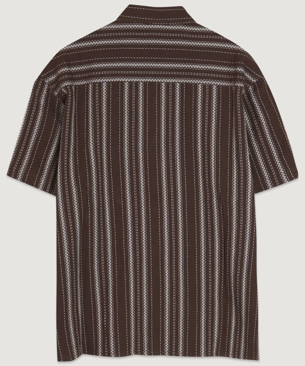 Men's Checker Striped Shirt