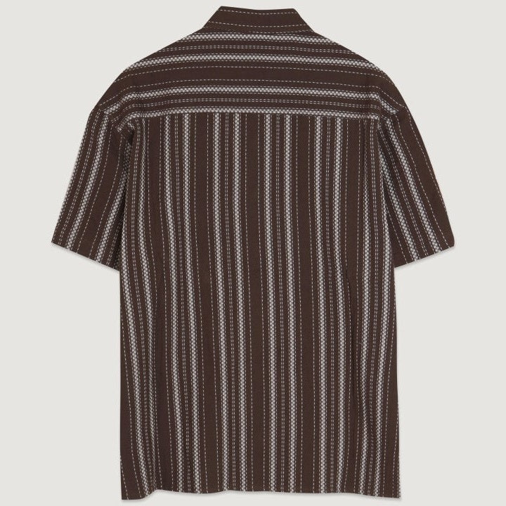 Men's Checker Striped Shirt