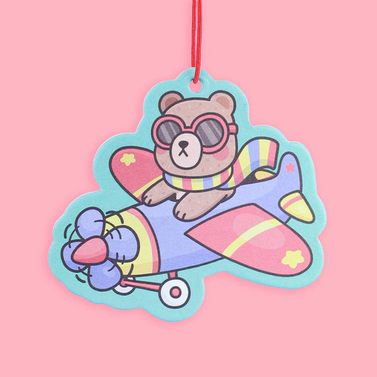 Pilot Bear, Car Decor, Cute, Car Diffuser, Air Freshener