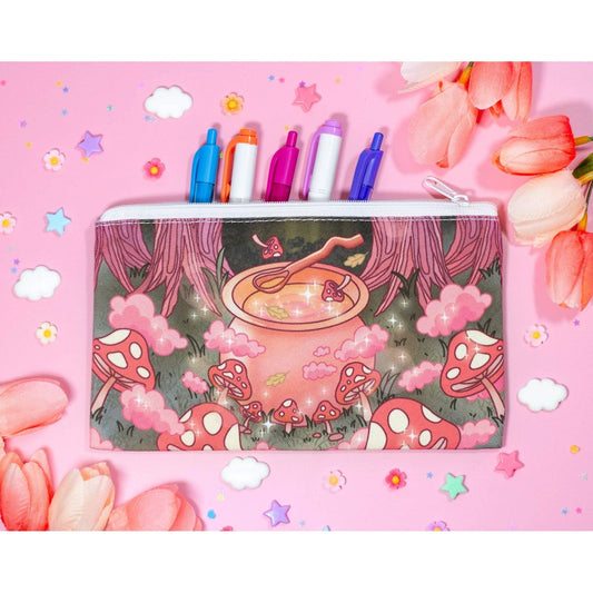 Mushroom Cauldron Pencil Case - The Feral Market