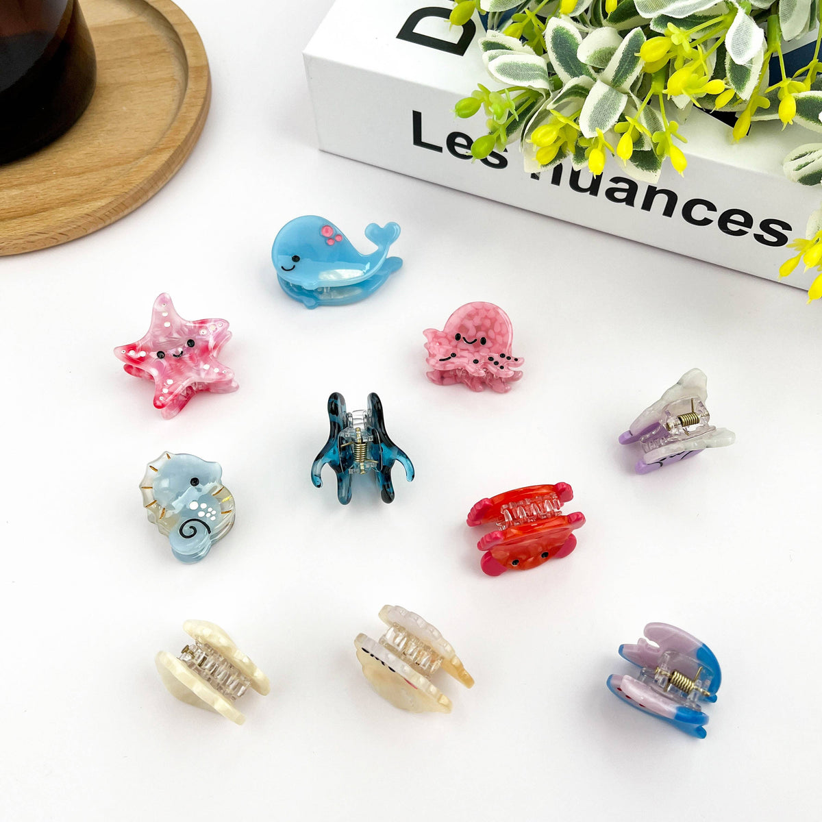 Cute Mini Hair Claw Clip, Marine Animal Hair Clip - The Feral Market