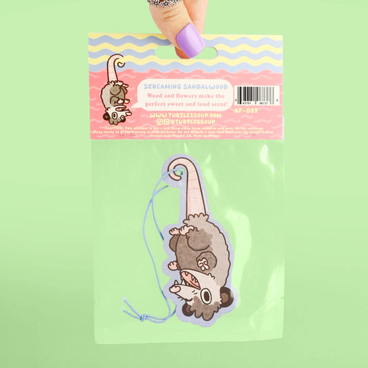 Dangling Opossum, Possum, Car Decor, Cute, Air Freshener - The Feral Market