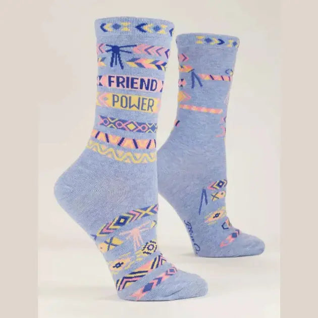 Friend Power Crew Socks - The Feral Market