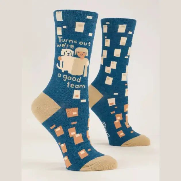 We're A Good Team Crew Socks - The Feral Market