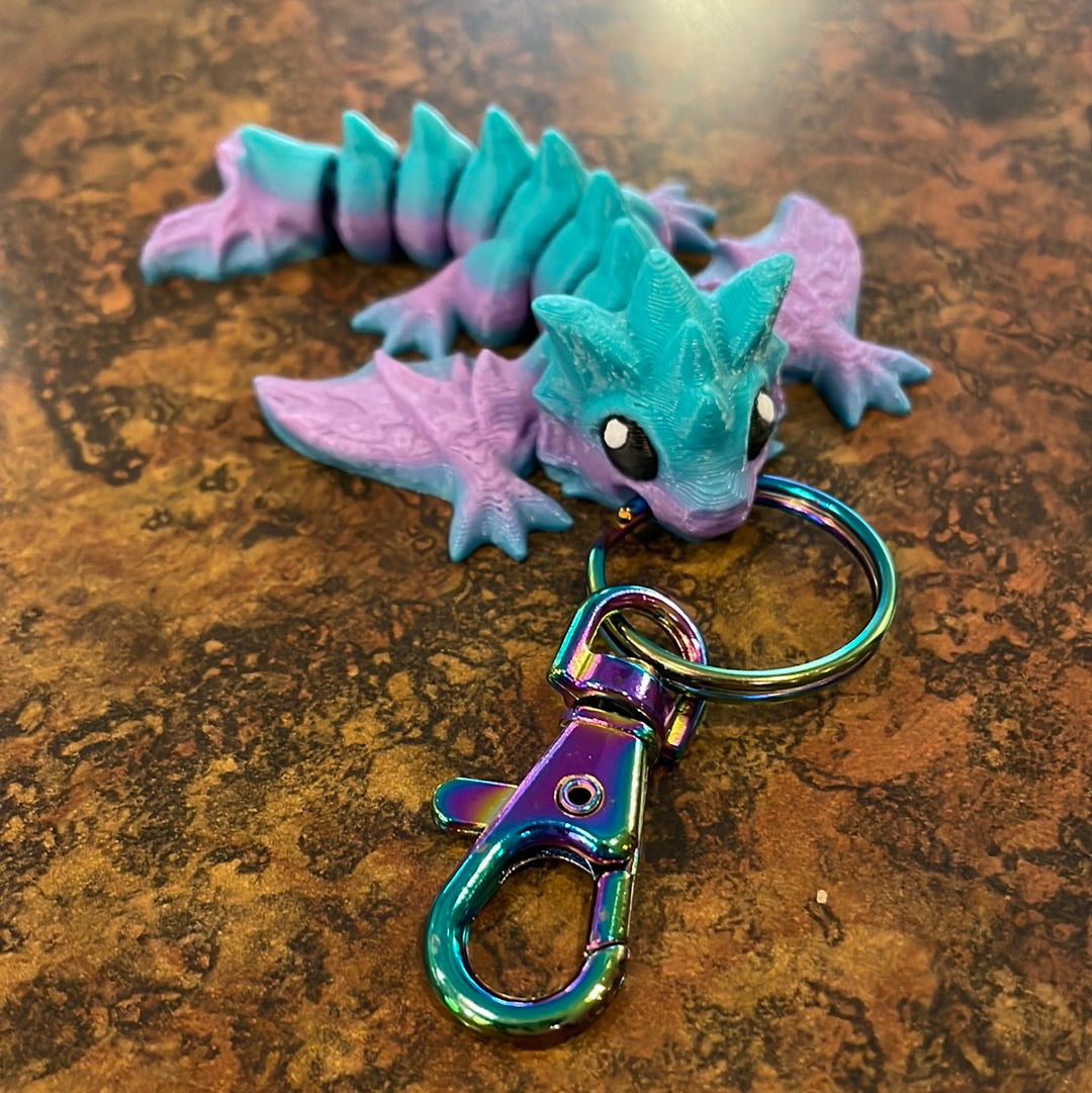 3D Printed Baby Dragon Keychain