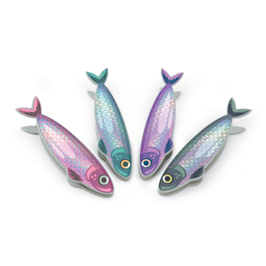 Fish 'N Clips - Sardine Bag Clips - Set of 4 - The Feral Market
