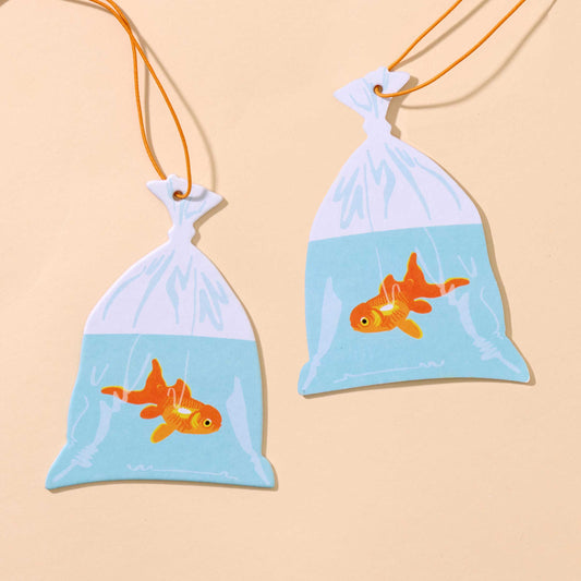 Goldfish in a Bag Air Freshener - Rain Scent - Summer, County Fair