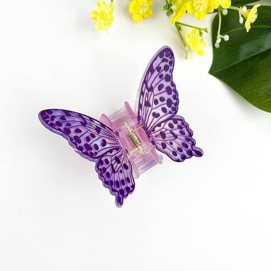 Elegant Colorful Butterfly Hair Claw Clip - The Feral Market