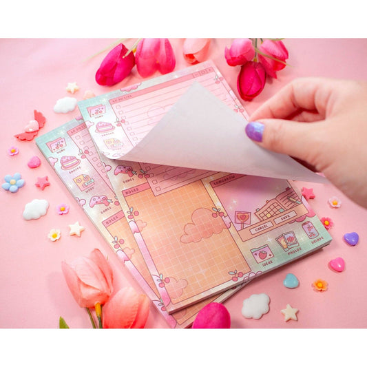 Study Break Daily Planner Pad