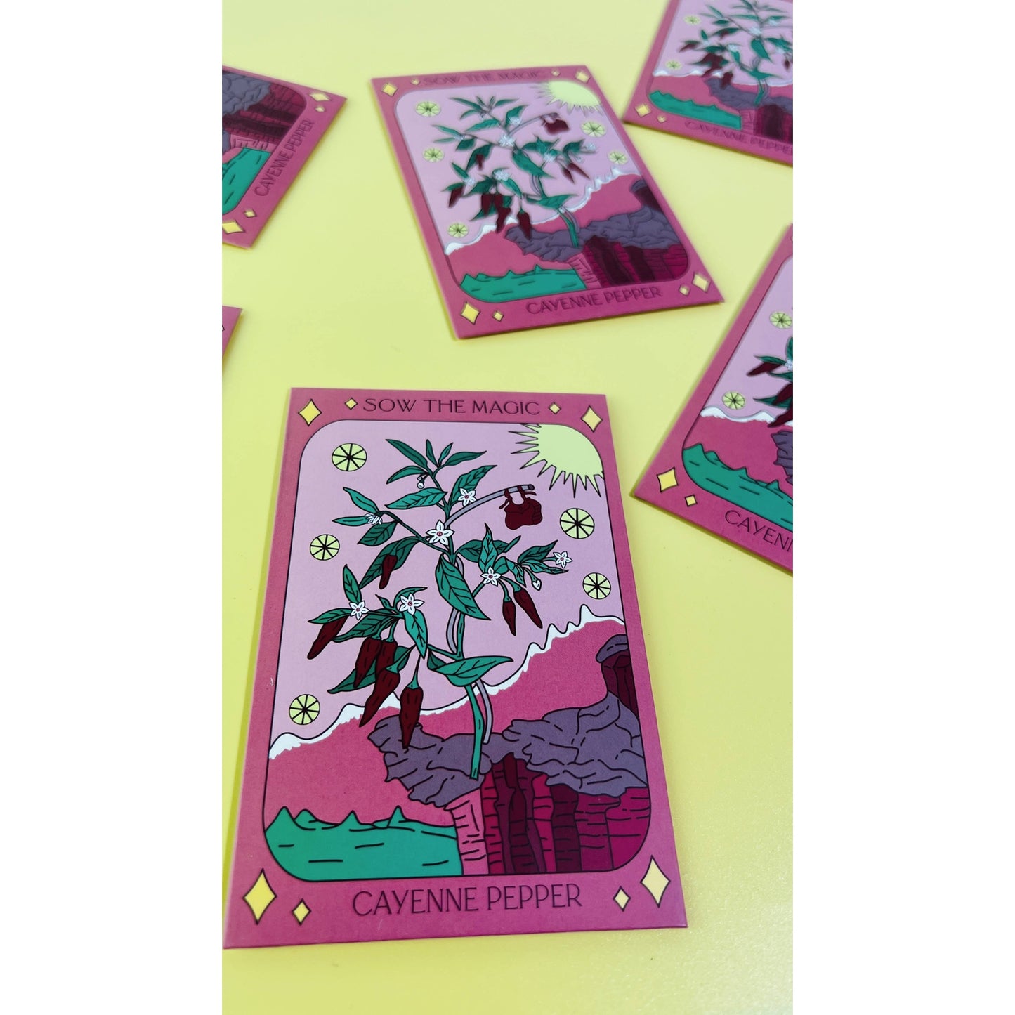 Cayenne Pepper Tarot Garden + Gift Seed Packet - The Feral Market