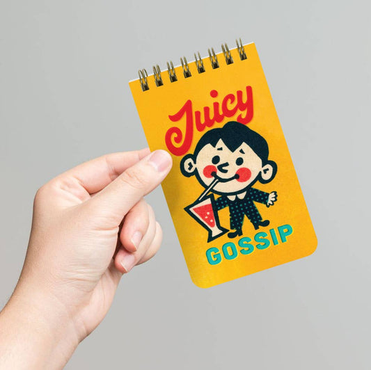Juicy Gossip - Funny 3x5 Spiral Memo Notepad - The Feral Market
