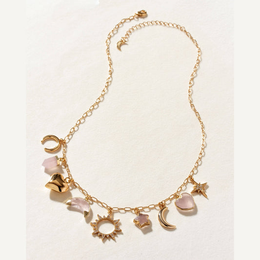 Love and Light Charm Necklace - The Feral Market