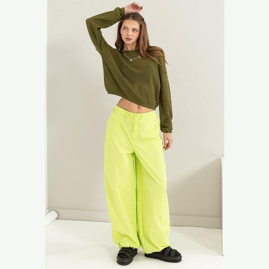Tana High Waist Parachute Pants