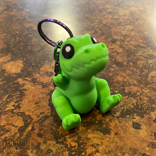 3D Printed Baby Rex Keychain
