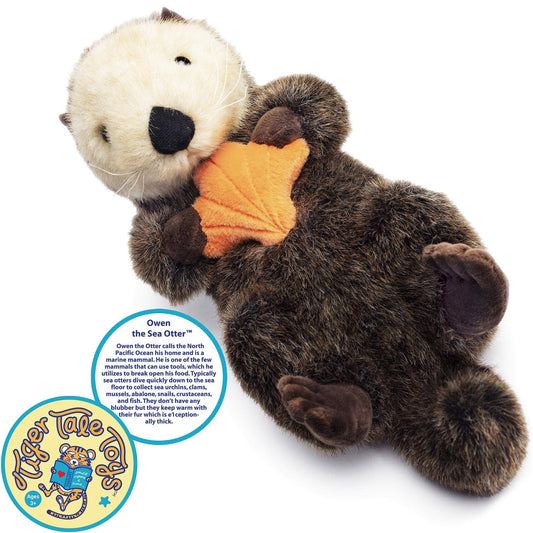 Owen The Sea Otter | 13 Inch Stuffed Animal Plush | By TigerHart Toys - The Feral Market