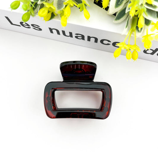 Square Thickened Hair Clip, Gradient Claw Clip