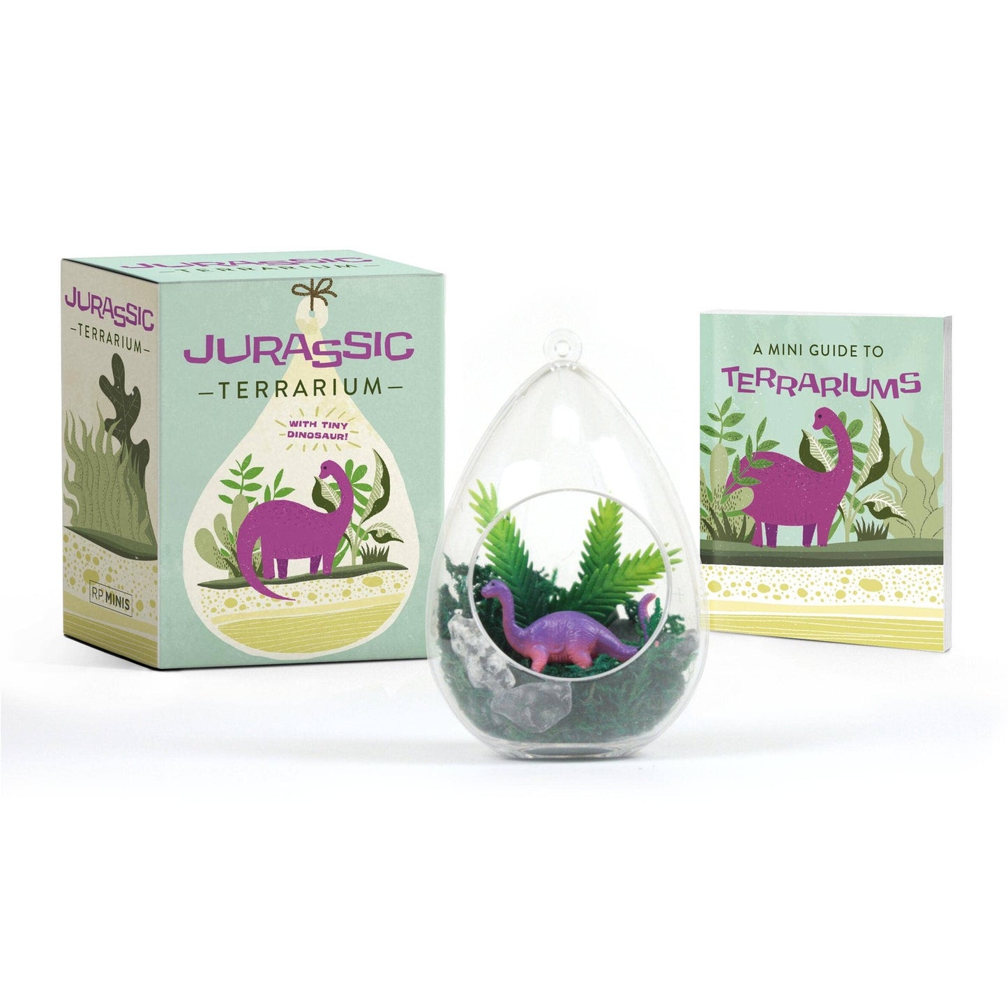 Jurassic Terrarium: With Tiny Dinosaur!