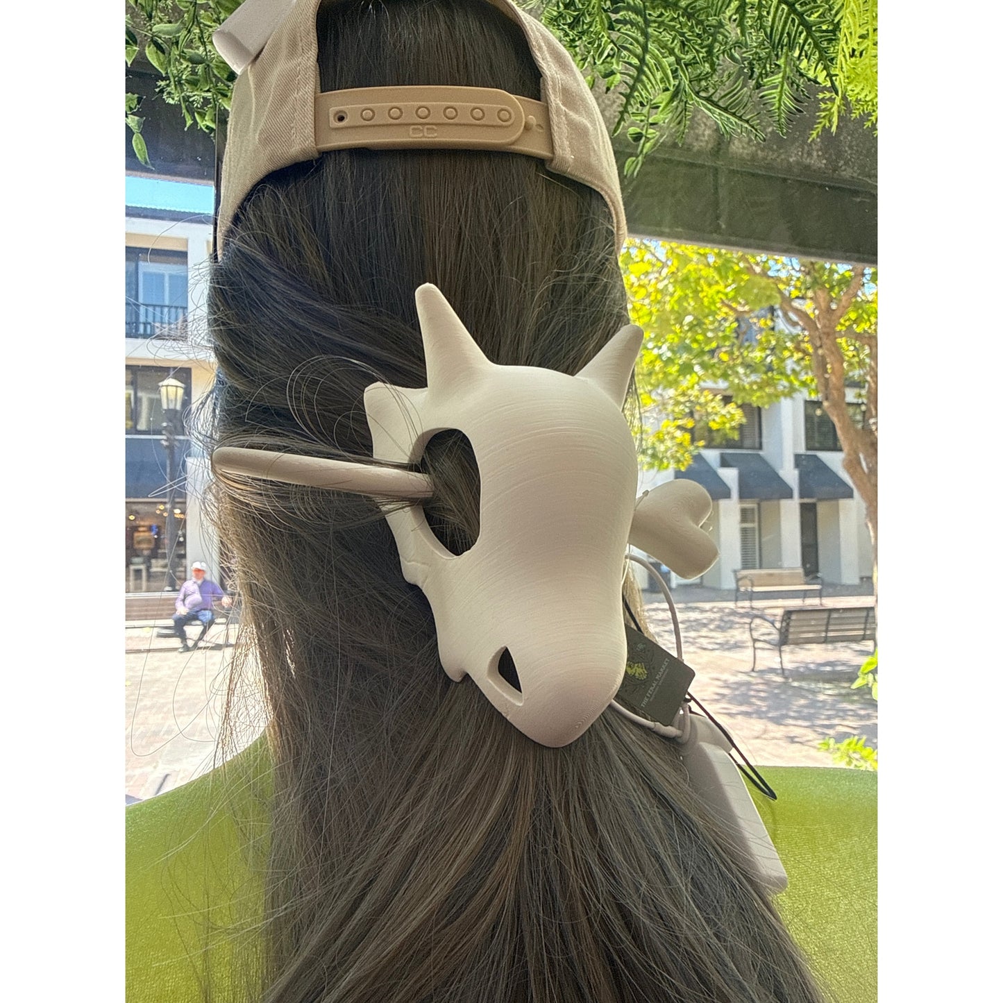 3D Printed Cubone Hair Clip