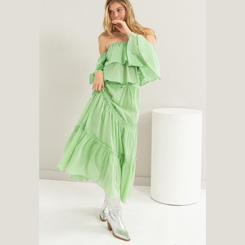 Voile Tiered Skirt