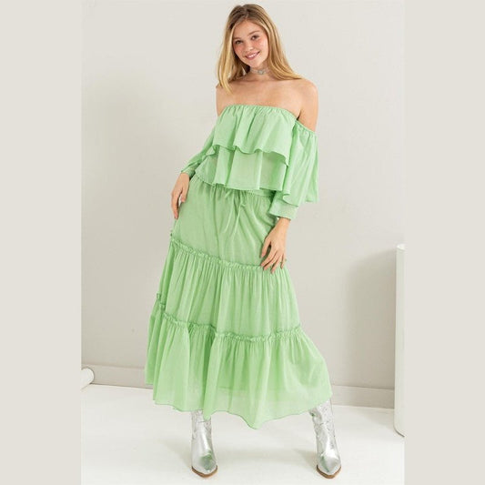 Off Shoulder Layered Top