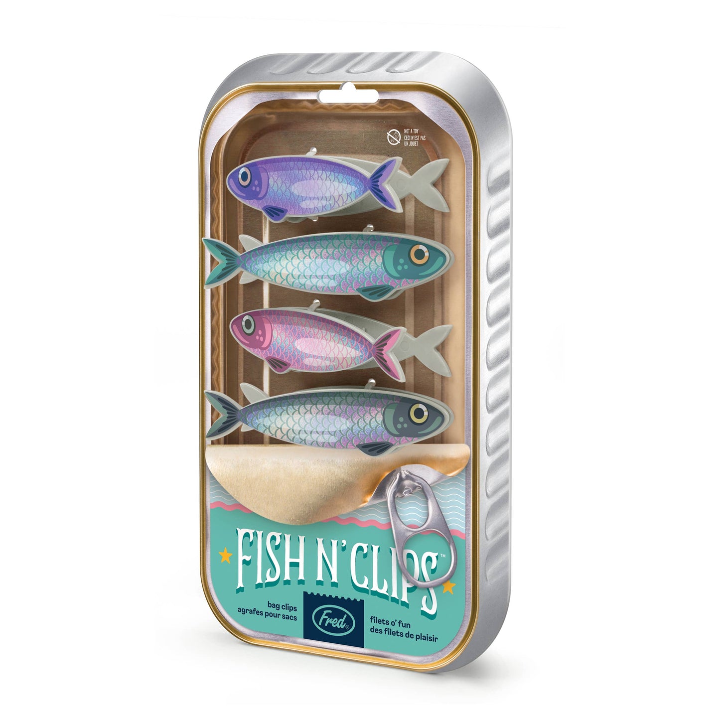 Fish 'N Clips - Sardine Bag Clips - Set of 4 - The Feral Market