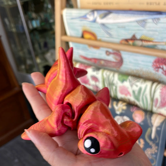 3D Printed Hammerhead Shark *Rose/Gold*
