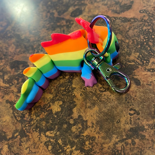 3D Printed Axolotl Keychain