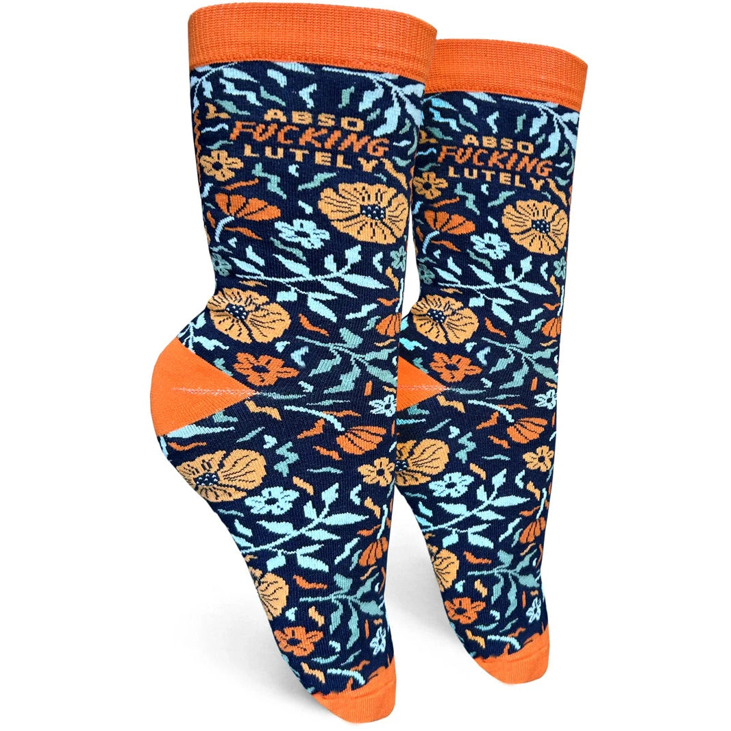 Absofuckinglutely Womens Crew Socks - The Feral Market
