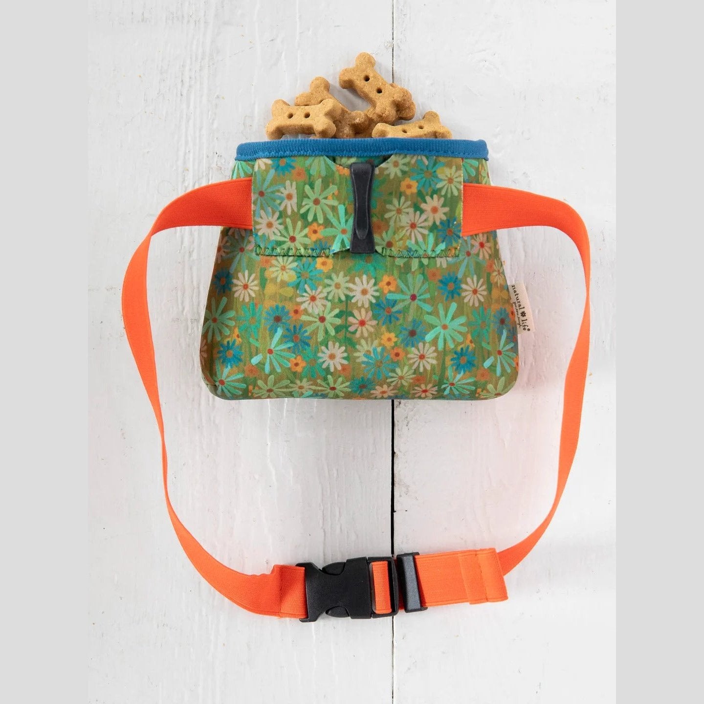 Doggie Treat Pouch - Ditsy Floral Daisies - The Feral Market