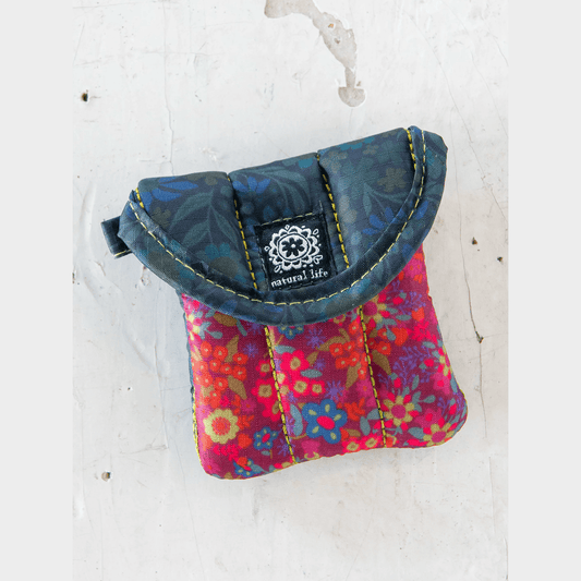 Earbud Case - Yellow Garland Medallion