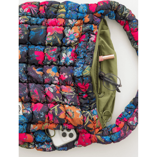 Puffy Fit-It-All Bag - Dark Floral Garden