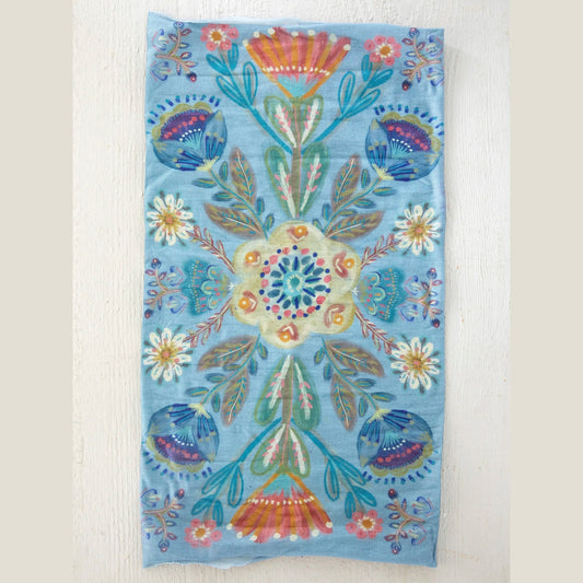 Full Boho Bandeau® Headband - Mandala Folk Garden