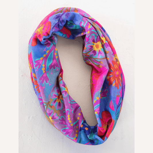 Full Boho Bandeau® Headband - Neon Floral