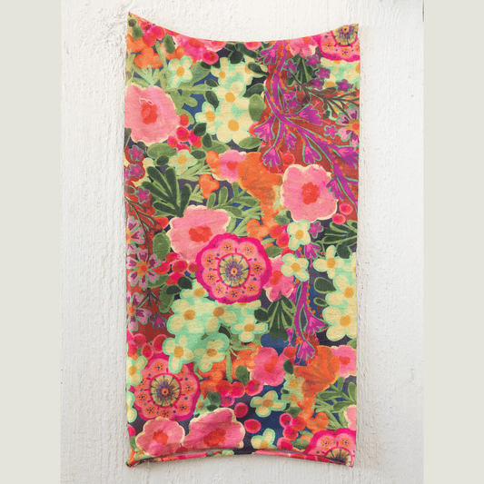Full Boho Bandeau® Headband - Pink Painted Garden
