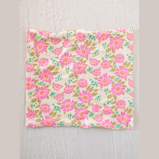 Half Boho Bandeau® Headband - Floral Vintage Cream