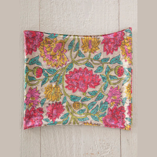 Velvet Boho Bandeau® Headband - Multicolored Lush Zinnias