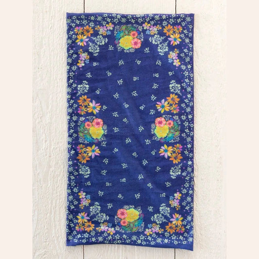 Full Boho Bandeau® Headband - Tropic Bandana Navy - The Feral Market