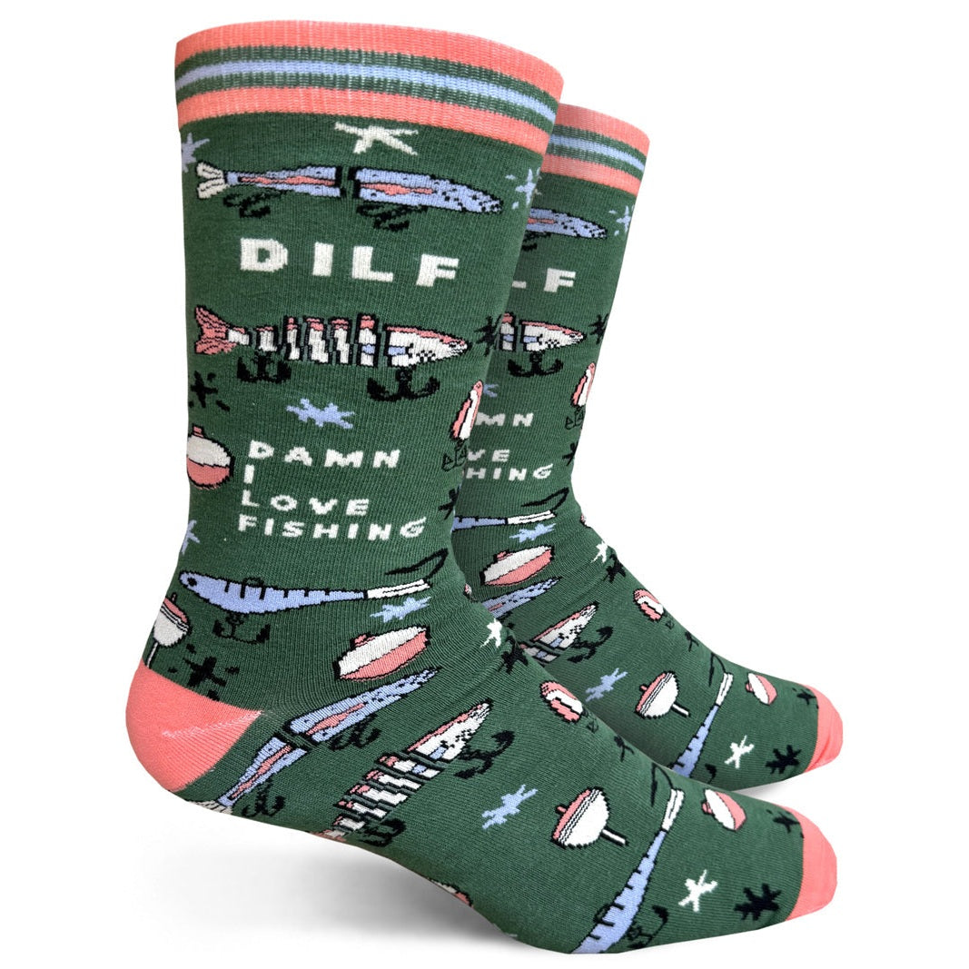 DILF Mens Crew Socks - The Feral Market