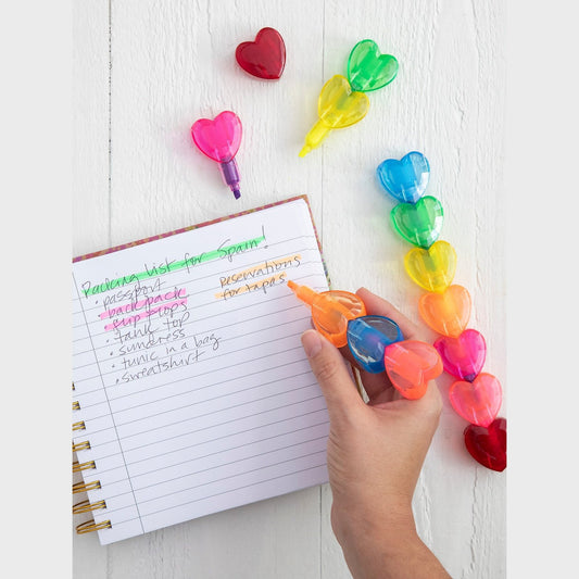 Stackable Heart Highlighters, Set of 2