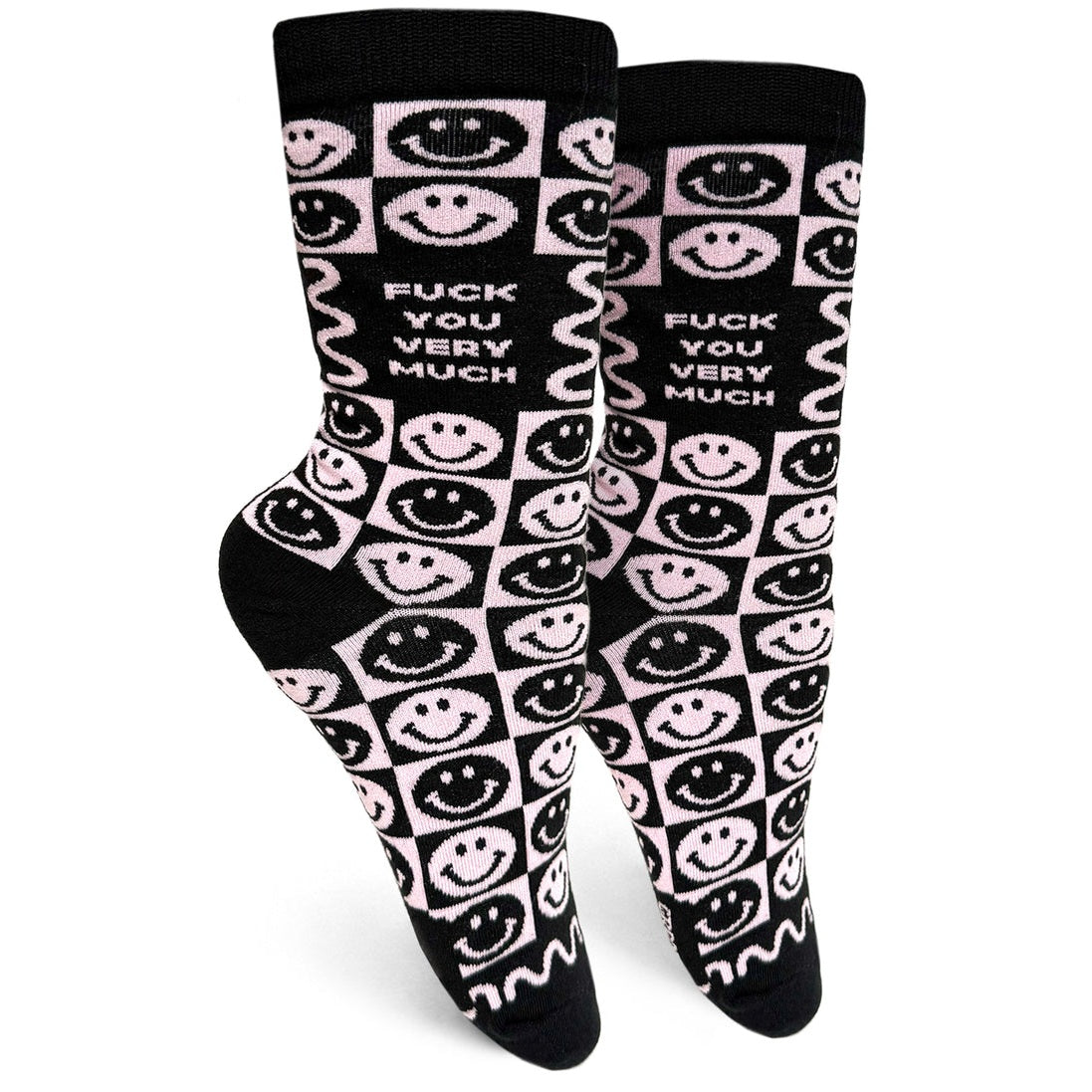 Fuck You Very Much Womens Crew Socks