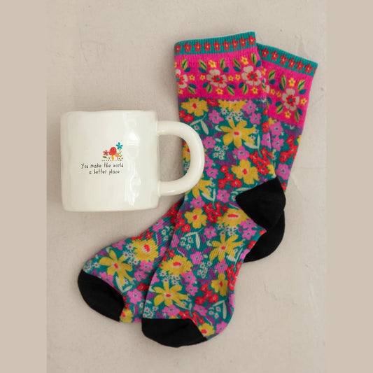 Mug & Sock Set - World Better - The Feral Market